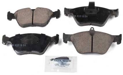 SAAB Disc Brake Pad Set - Front 4646899 - Akebono Euro Ultra-Premium EUR644